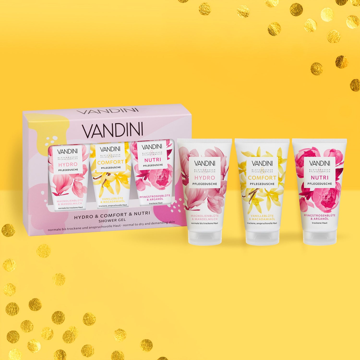 VANDINI Geschenkset Duschgel Minis