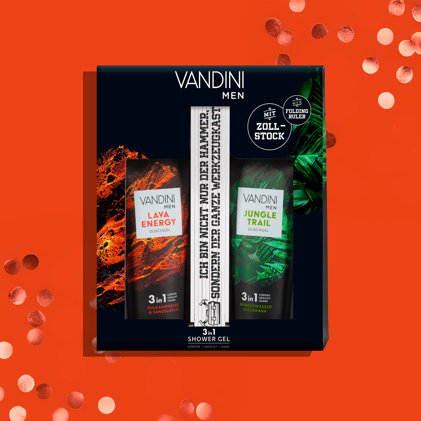 Gift set MEN ruler LAVA ENERGY + JUNGLE TRAIL
