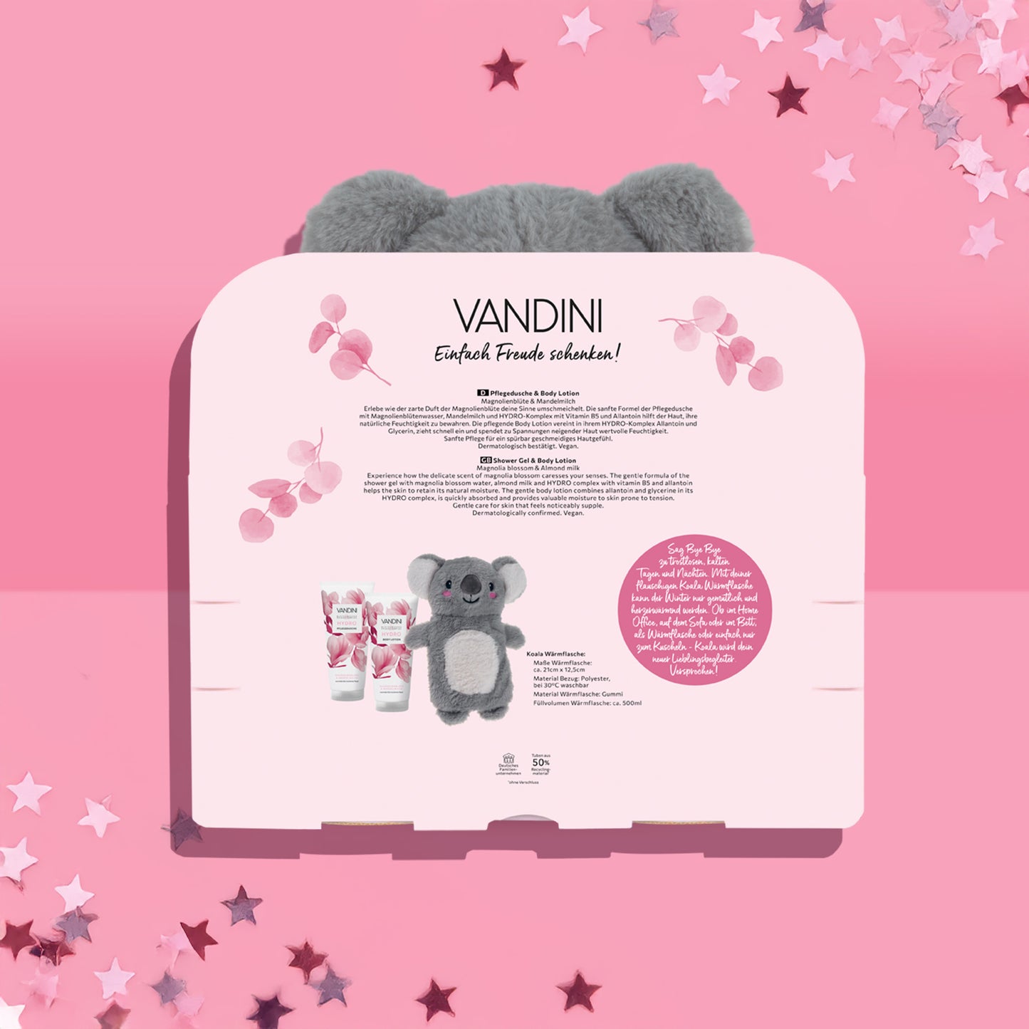 Geschenkset Motiv-Wärmflasche Koala HYDRO