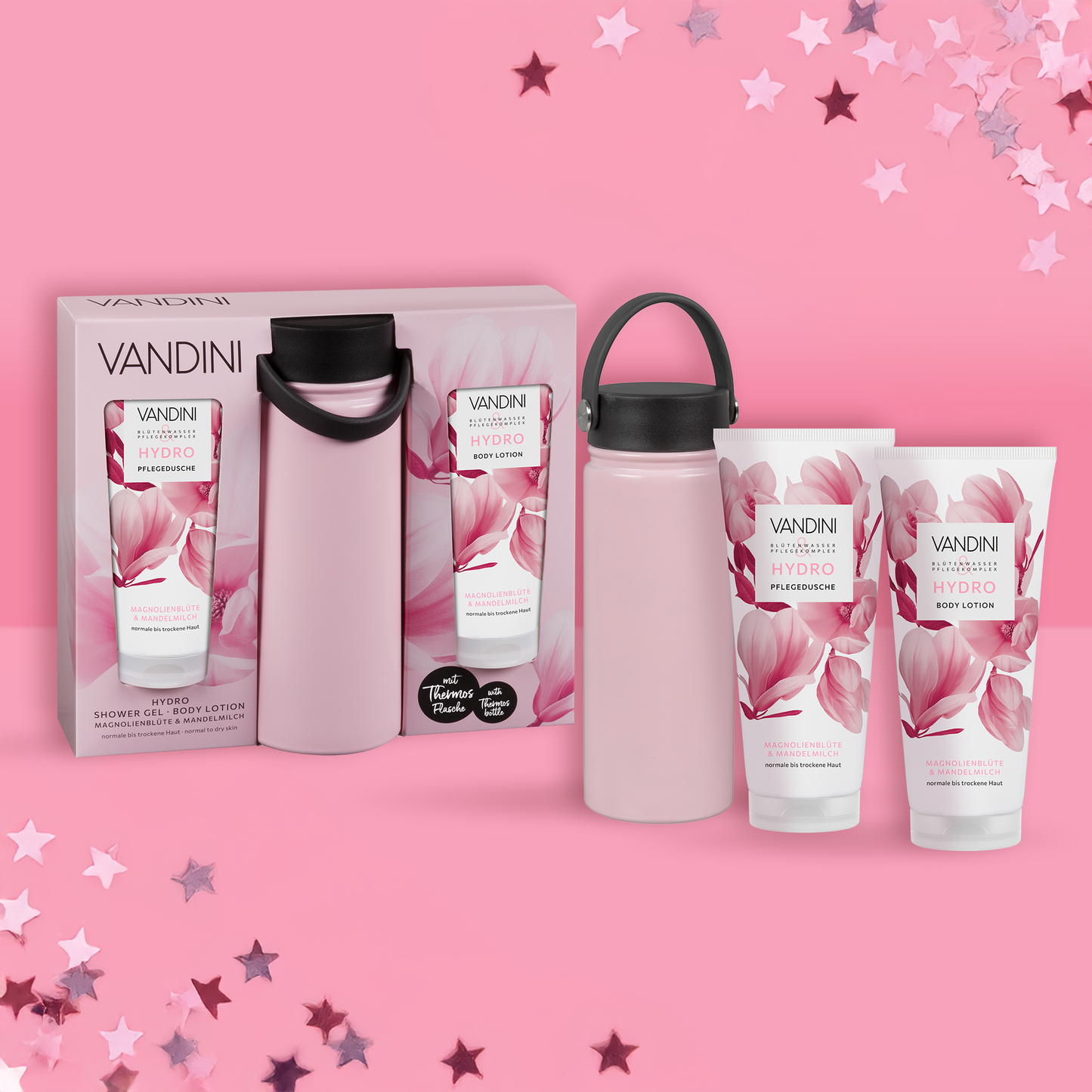Geschenkset Thermosflasche  HYDRO
