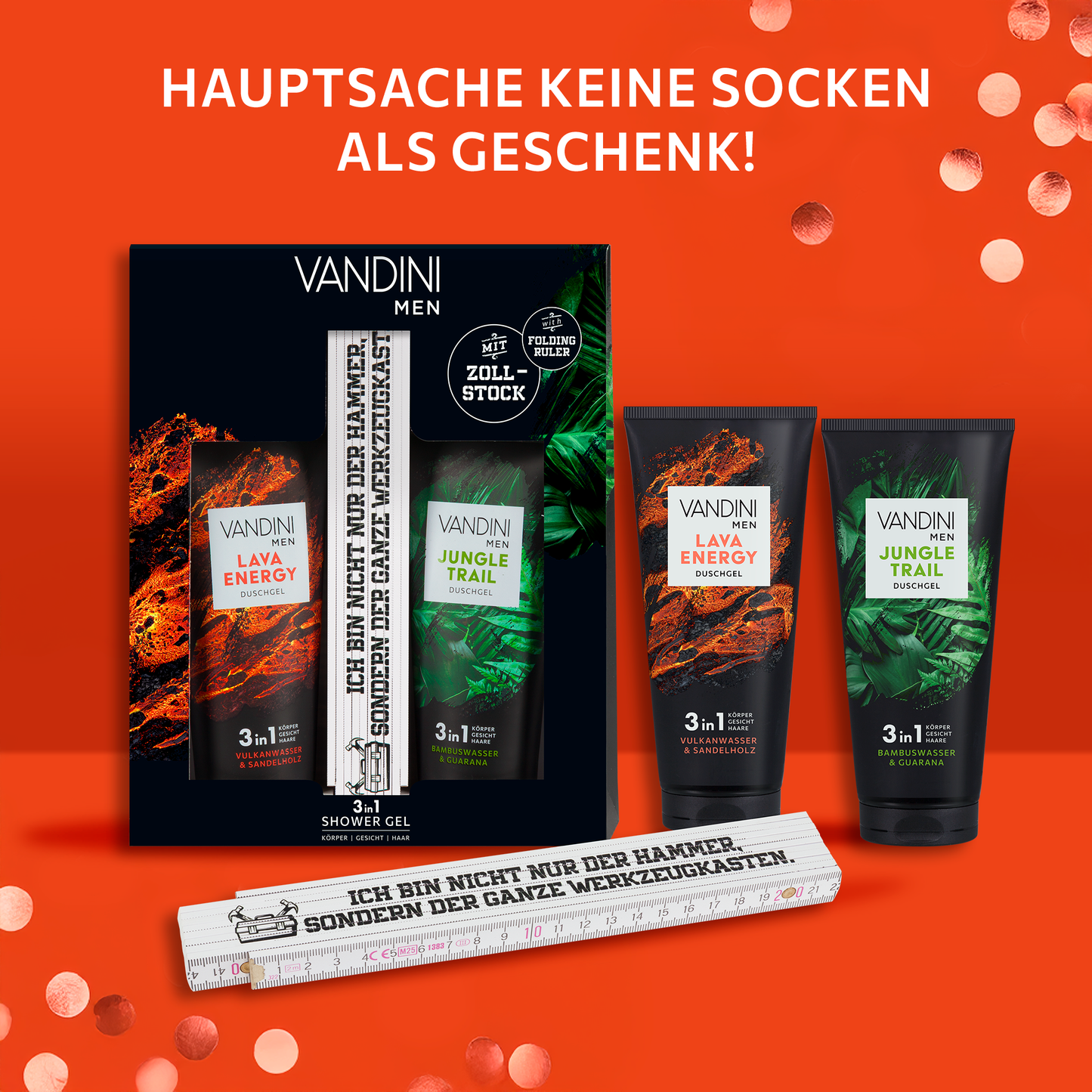 Gift set MEN ruler LAVA ENERGY + JUNGLE TRAIL