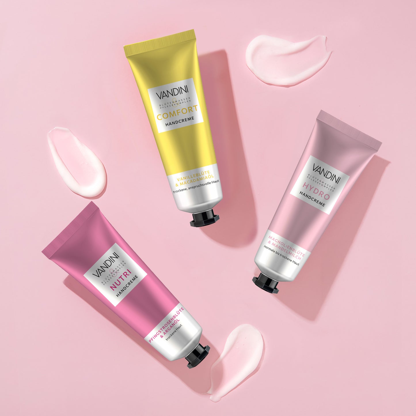 Geschenkset Handcreme Mini Trio HYDRO + NUTRI + COMFORT