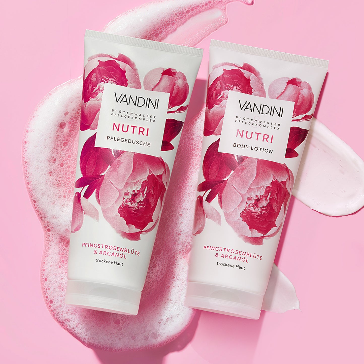 VANDINI Nutri Bodylotion und Pflegedusche 