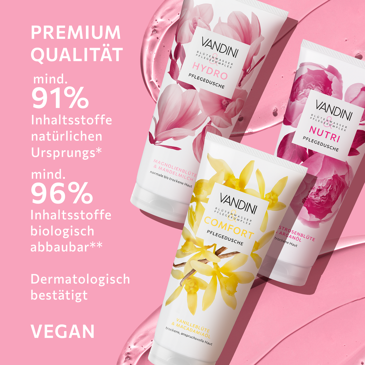 Geschenkset Duschgel Trio HYDRO + NUTRI + COMFORT