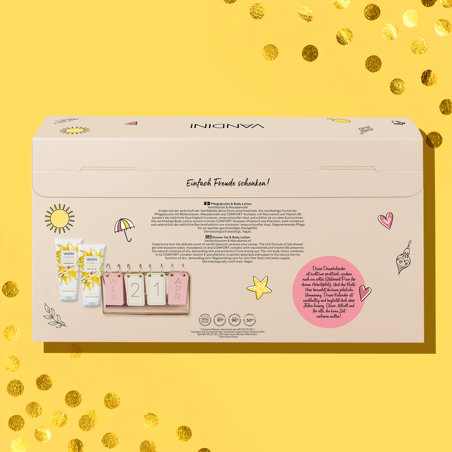Geschenkset Dauerkalender  COMFORT