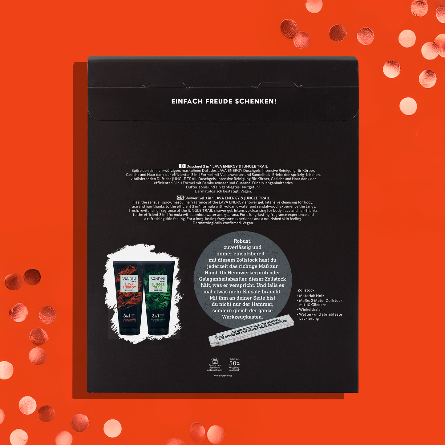 Gift set MEN ruler LAVA ENERGY + JUNGLE TRAIL