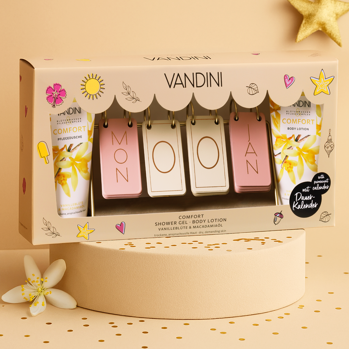 Geschenkset Dauerkalender COMFORT – VANDINI