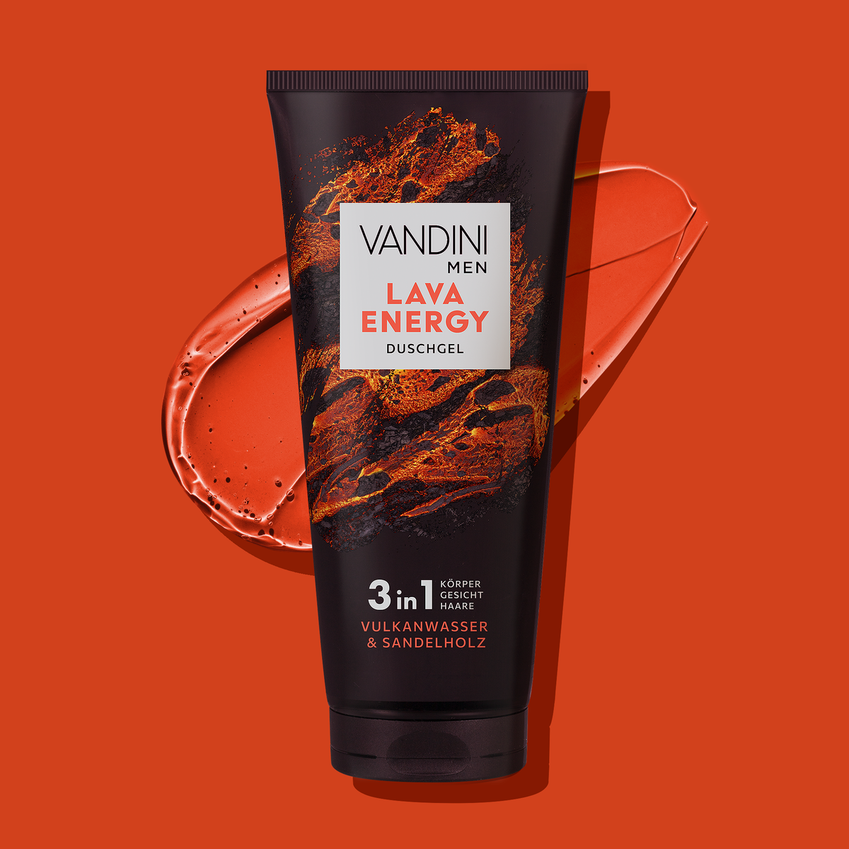 MEN LAVA ENERGY 3in1 Shower Gel | alle Hauttypen | VANDINI
