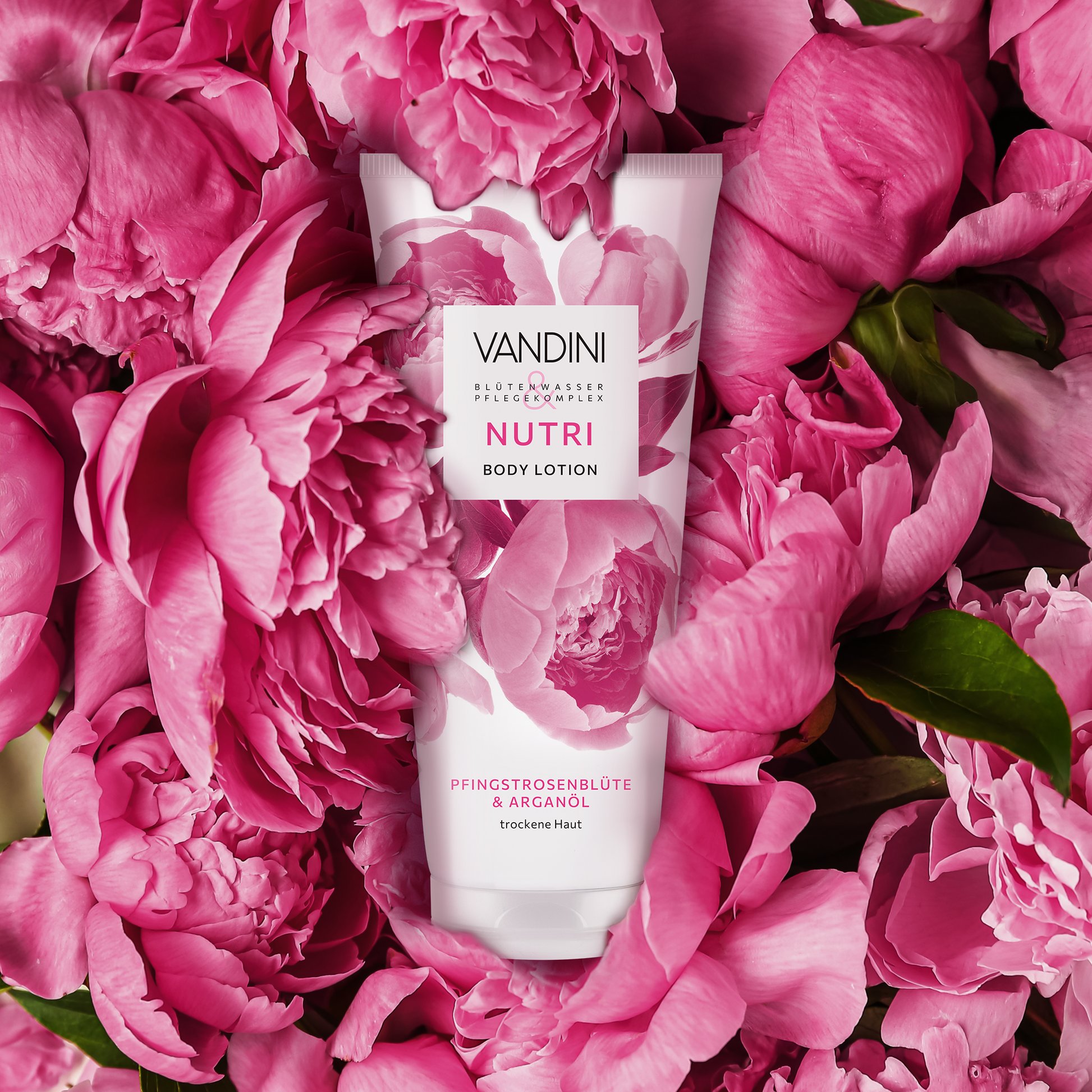 NUTRI Body Lotion Peony Scent dry skin VANDINI